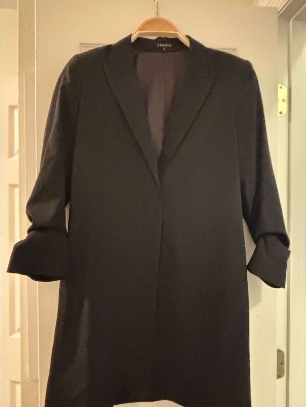 Theory Black Mini Blazer Dress Size 8